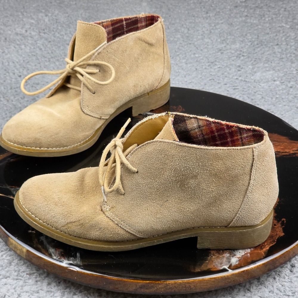 Eddie Bauer Women's Suede Leather Ankle Boots Desert Chukka Booties Size‎ 6.5M